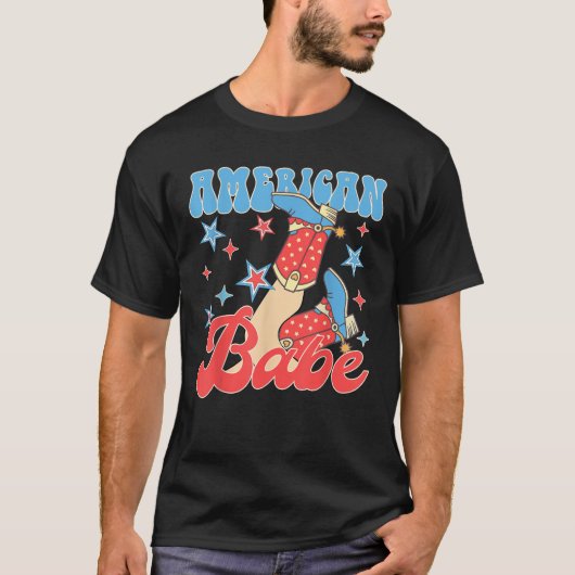 4. Juli Bridesmaid Junggeselinnen-Abschied America T-Shirt (Vorderseite)