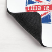 4. Juli britischer lustiger britischer Außenseiter Mousepad (Ecke)