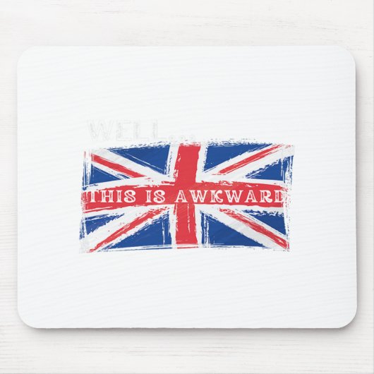 4. Juli britischer lustiger britischer Außenseiter Mousepad (Vorne)