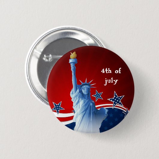4. Juli Button (Vorne & Hinten)