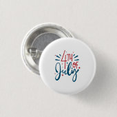 4. Juli Button (Vorne & Hinten)