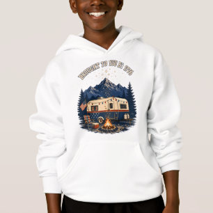 4. Juli Campinganhänger Berge Hoodie