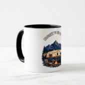 4. Juli Campinganhänger Berge Tasse (Vorderseite Links)
