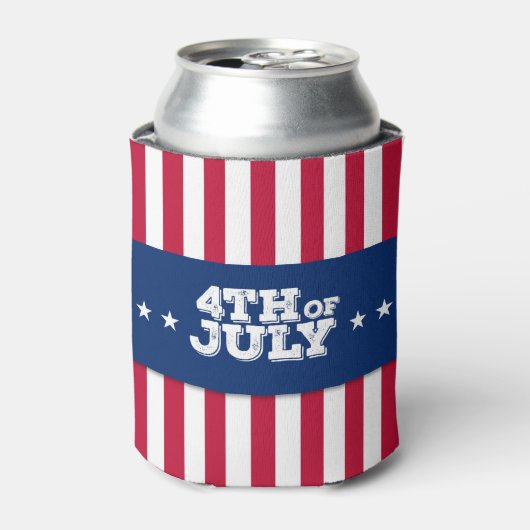 4. Juli Can Cooler Dosenkühler (Kanne Vorderseite)