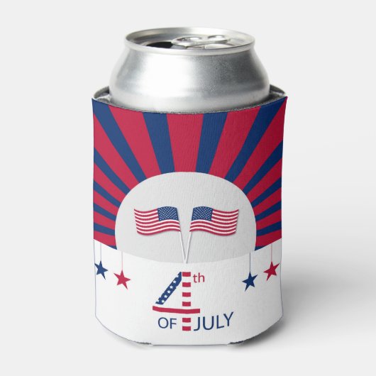 4. Juli Can Cooler Dosenkühler (Kanne Vorderseite)