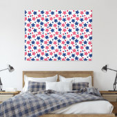 4. Juli Canvas Print Leinwanddruck (Insitu (Schlafzimmer))