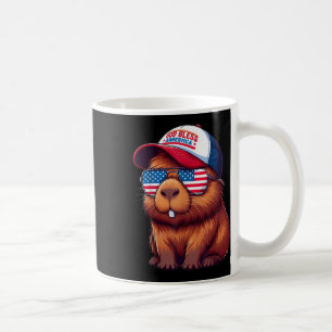 4. Juli Capybara – God Bless America Hut Und P Kaffeetasse