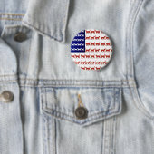 4. Juli Cat Flag Red White Blue USA Patriot Button (Beispiel)