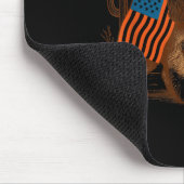4. Juli Cavalier King Charles Spaniel Western Mousepad (Ecke)