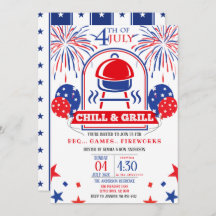4. Juli Chill & Grill GRILLEN Party