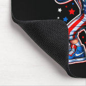 4. Juli Cooler Dabbing Boy American Flag Patriot Mousepad (Ecke)