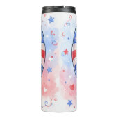 4. Juli Coquette USA Thermosbecher (Rückseite)