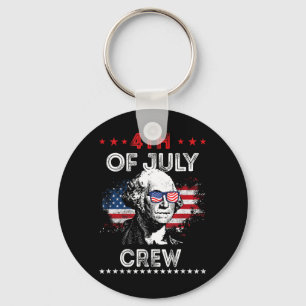 4. Juli-Crew Independence Day Patriotische Familie Schlüsselanhänger
