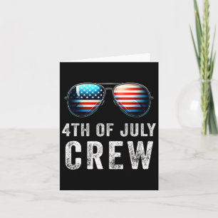 4. Juli Crew Matching Family Outfits Men Women Karte
