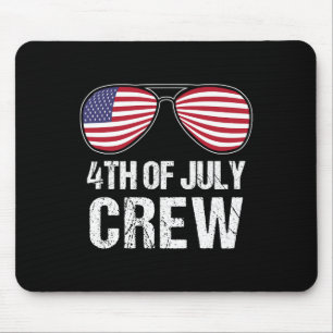 4. Juli Crew Matching Family Outfits Men Women Mousepad