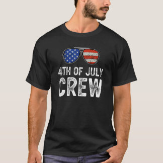4. Juli Crew Matching Family Outfits Men Women T-Shirt