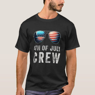 4. Juli Crew Matching Family Outfits Men Women T-Shirt