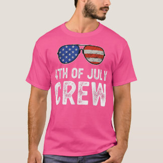 4. Juli Crew Matching Family Outfits Men Women T-Shirt