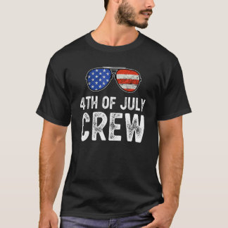 4. Juli Crew Matching Family Outfits Men Women T-Shirt