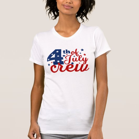 4. Juli Crew T - Shirt (Vorderseite)