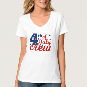 4. Juli Crew T - Shirt