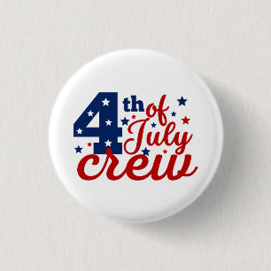 4. Juli Crew T - Shirt Button