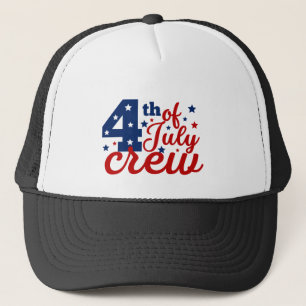 4. Juli Crew T - Shirt Truckerkappe