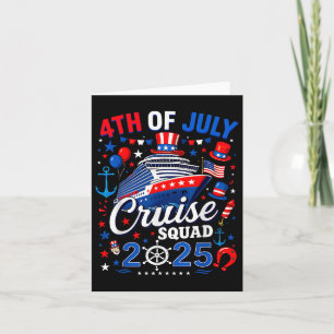 4. Juli Cruise Patriotic American Cruising Summe Karte
