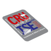 4. Juli Cruise Squad Custom Year Magnet (Rechte Seite)