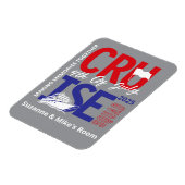 4. Juli Cruise Squad Custom Year Magnet (Linke Seite)