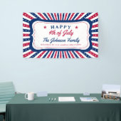 4. Juli Custom American Family Summer GRILLEN Part Banner (Messeveranstaltung)