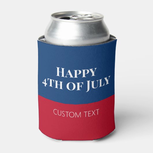 4. Juli Custom Dosenkühler (Kanne Vorderseite)