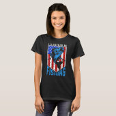 4. Juli d eher Fischen 3 T-Shirt (Vorne ganz)