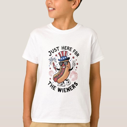 4. Juli Dackeln USA US-Flagge Patriotic T-Shirt (Vorderseite)