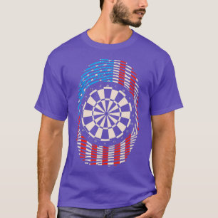 4. Juli Darts US American Flag - 4. Juli T-Shirt