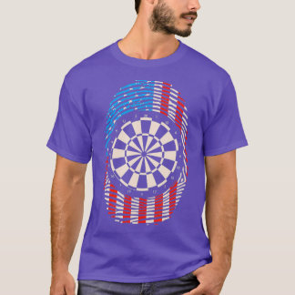 4. Juli Darts US American Flag - 4. Juli T-Shirt