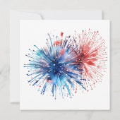 4. Juli Das Mädchen Dankeskarte (Rückseite)