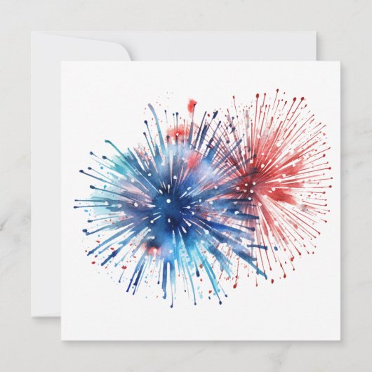 4. Juli Das Mädchen Dankeskarte (Rückseite)