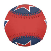 4. Juli/Datum/Rot, Weiß und Blau Baseball (Vorderseite)