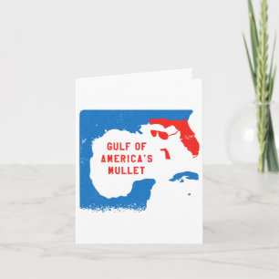 4. Juli Der sonnige Golf von Amerikas Mullet Karte