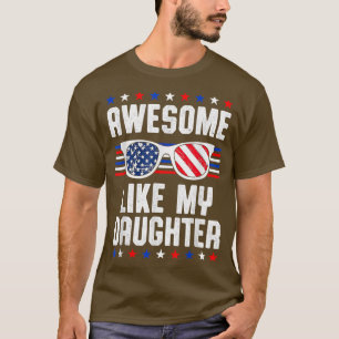 4. Juli Der sonnige Vatertag Vater Phantastisch wi T-Shirt