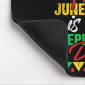 4. Juli Didnt Set mir Freie Juneteenth ist meine I Mousepad (Ecke)