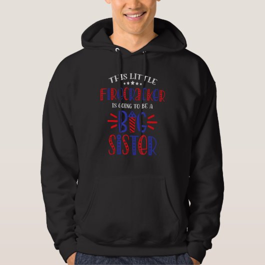 4. Juli dieses kleinen Firecracker wird Bi sein Hoodie (Vorderseite)