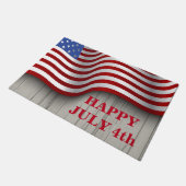 4. Juli Doormat Fußmatte (Schrägansicht)