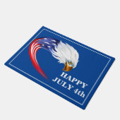 4. Juli Doormat Fußmatte (Schrägansicht)