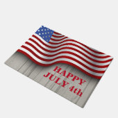 4. Juli Doormat Fußmatte (Schrägansicht)