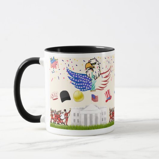 4. Juli DoubleSide Print-Tasse Tasse (Links)
