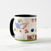 4. Juli DoubleSide Print-Tasse Tasse (Vorderseite Links)