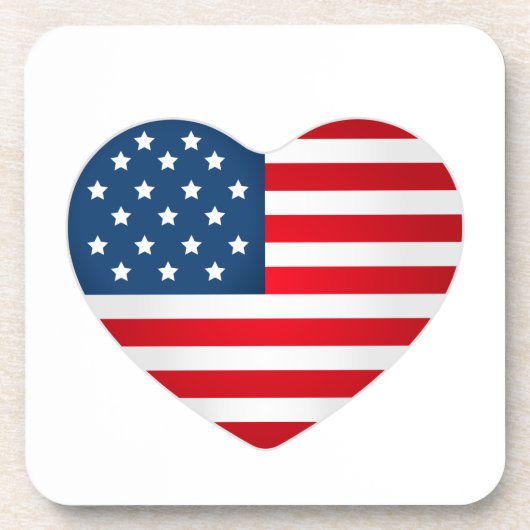 4. Juli Drink Untersetzer (Vorderseite)