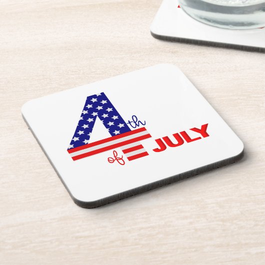 4. Juli Drink Untersetzer (Linke Seite)